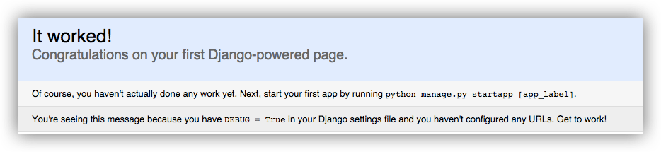 Django example