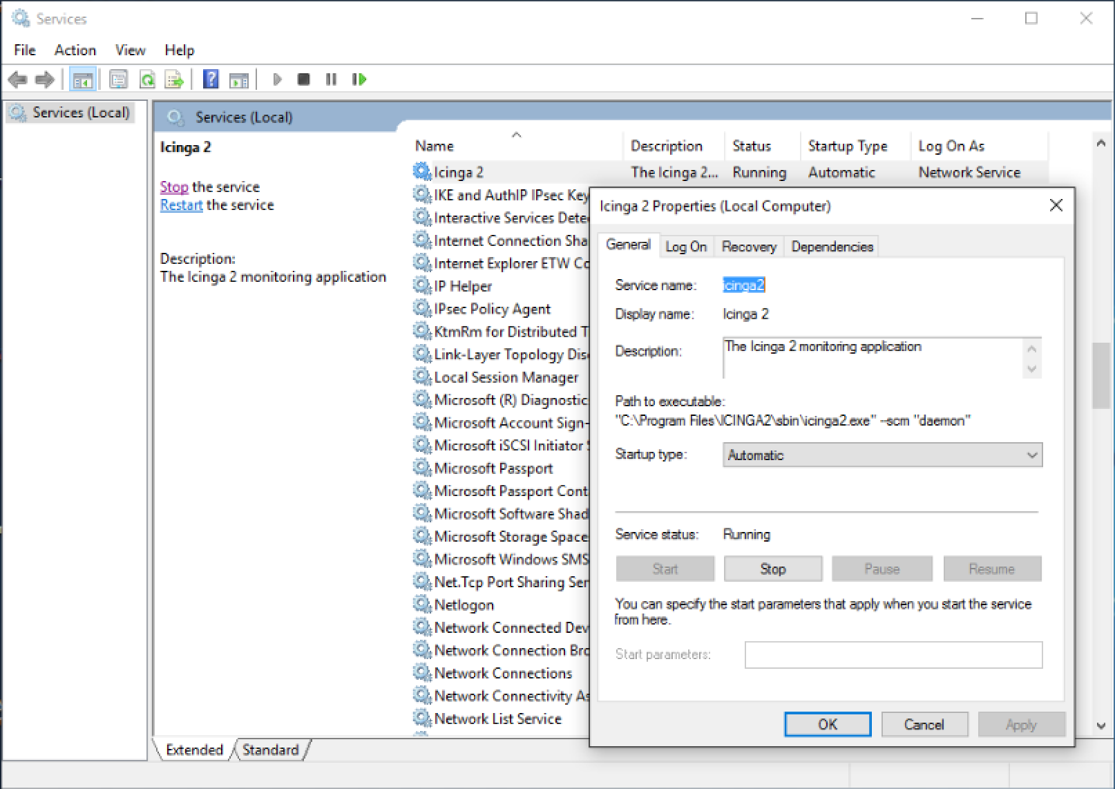 Icinga 2 Windows Setup