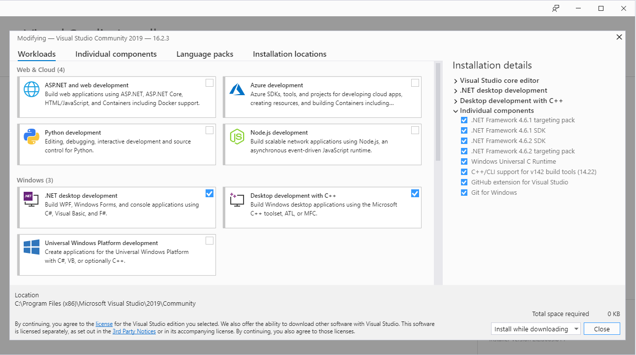 Visual Studio Installer