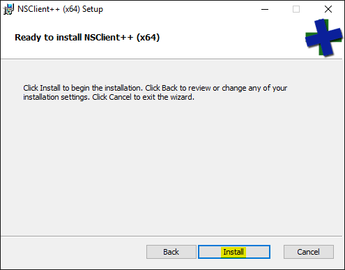 Icinga 2 Windows Setup NSClient++